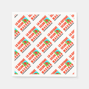 Servilleta De Papel Guyana según Macron es una isla