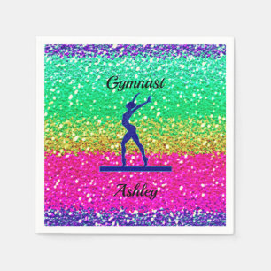 Servilleta De Papel Gymnastics Beam Sparkle