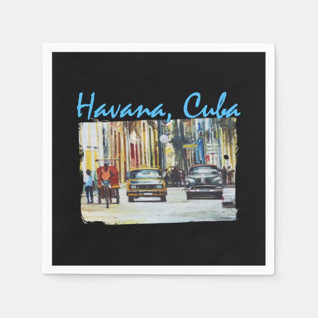 Servilleta De Papel Habana viejo Cuba (Anverso)