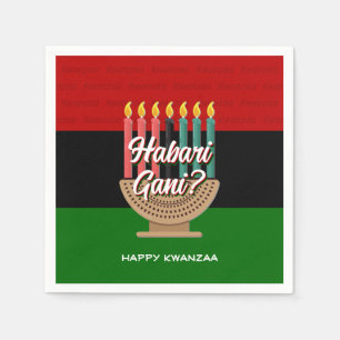 Servilleta De Papel HABARI GANI Kwanzaa Paper