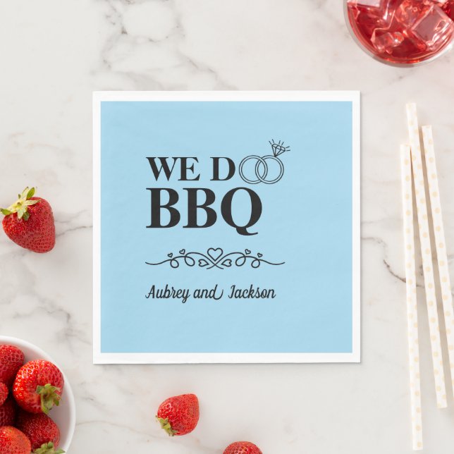 Servilleta De Papel Hacemos compromiso de barbacoa (In situ)