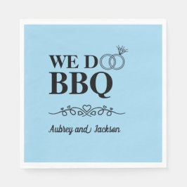 Servilleta De Papel Hacemos compromiso de barbacoa