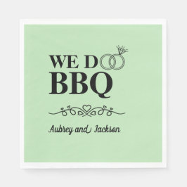 Servilleta De Papel Hacemos compromiso de barbacoa
