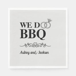 Servilleta De Papel Hacemos compromiso de barbacoa