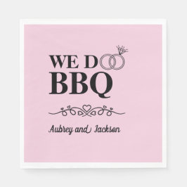 Servilleta De Papel Hacemos compromiso de barbacoa