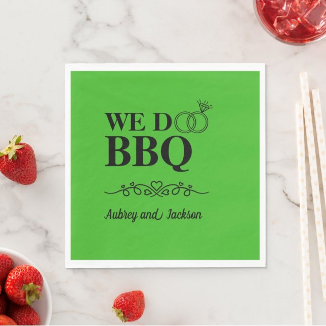 Servilleta De Papel Hacemos compromiso de barbacoa (Subido por el creador)