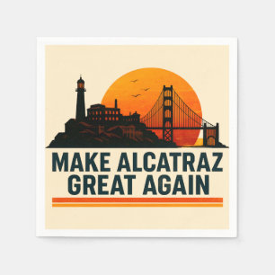 Servilleta De Papel Hacer a Alcatraz grande de nuevo divertido