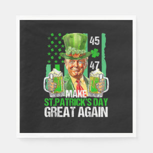 Servilleta De Papel Hacer el Día de San Patricio grande otra vez Shamr