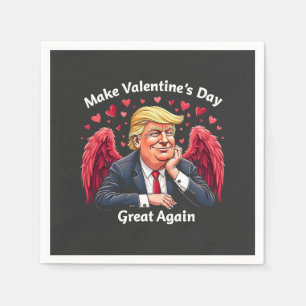 Servilleta De Papel Hacer grande al El día de San Valentín de nuevo a 