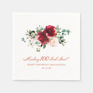 Servilleta De Papel Hacer que 100 parezca un buen Personalizado de flo