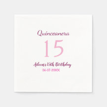 Hadas rosadas 15 años simple moder quinceanera