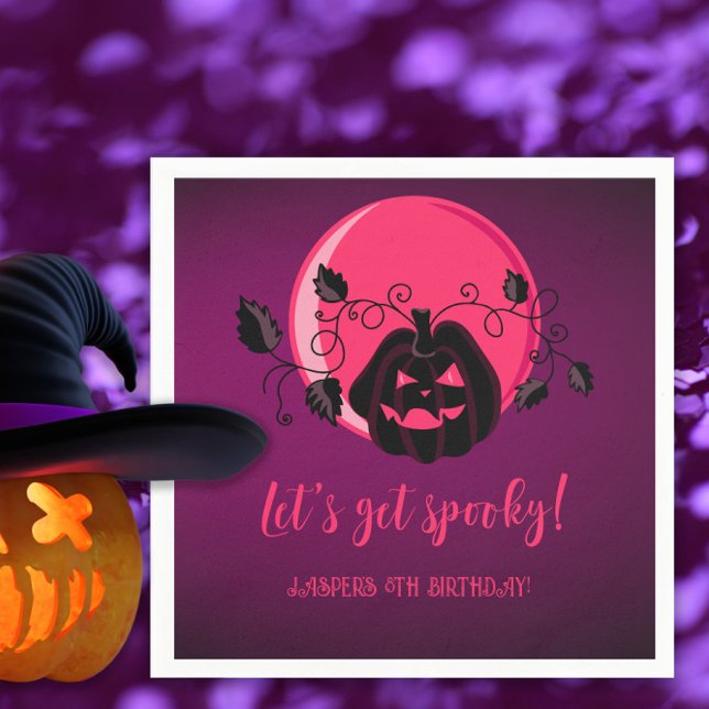 Servilleta De Papel Hagamos que Halloween sea espeluznante en cualquie (Subido por el creador)