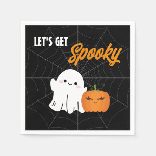 Servilleta De Papel Hagamos una fiesta de Halloween de fantasía