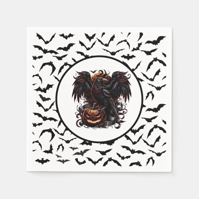 Servilleta De Papel Halloween (Anverso)