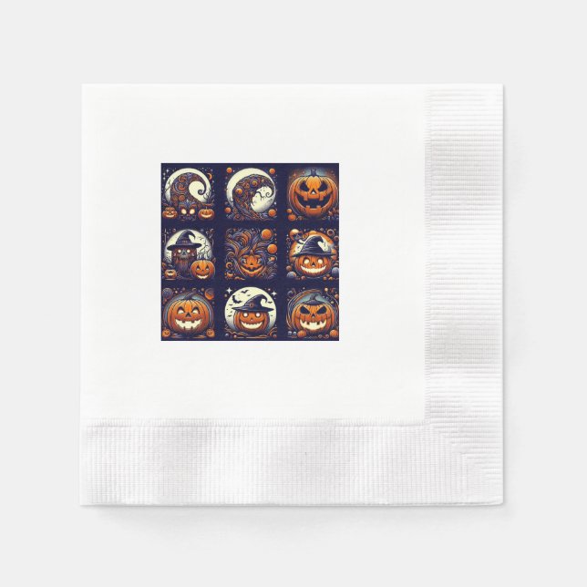 Servilleta De Papel Halloween (Anverso)