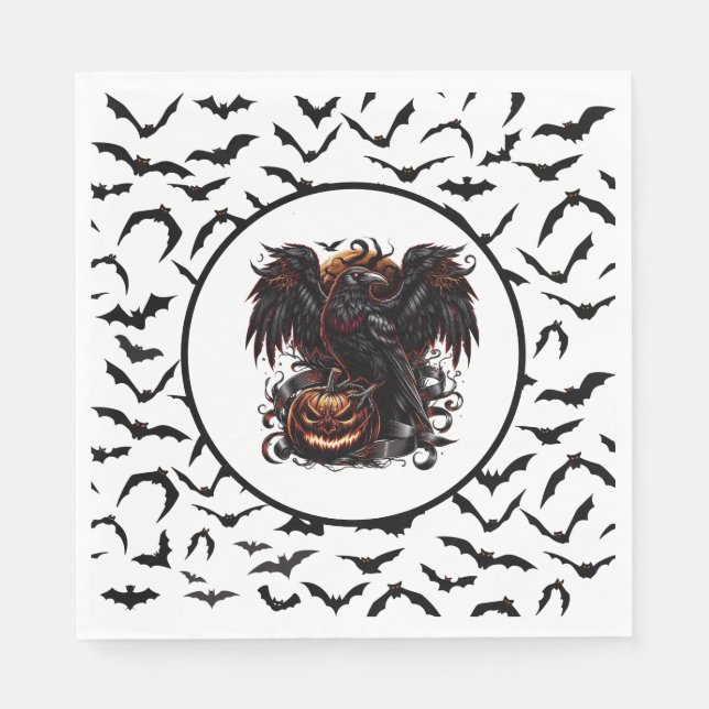 Servilleta De Papel Halloween (Anverso)