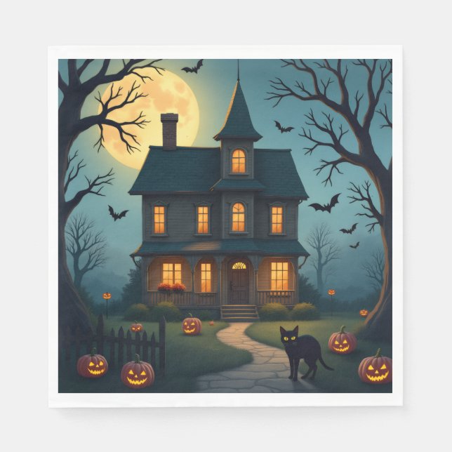 Servilleta De Papel Halloween (Anverso)