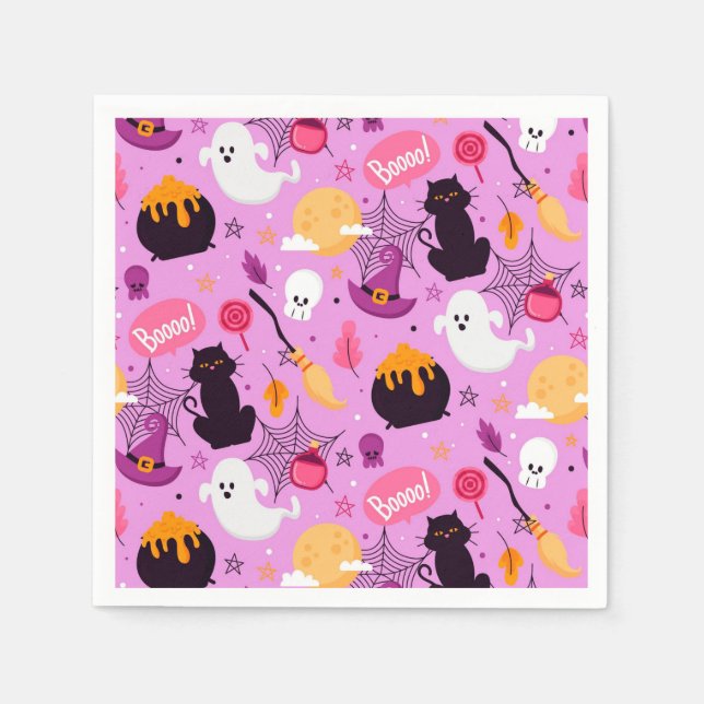 Servilleta De Papel Halloween (Anverso)