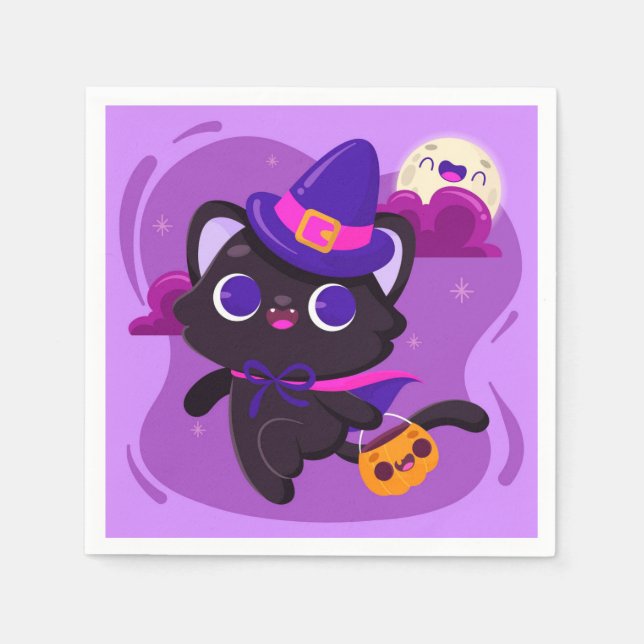 Servilleta De Papel Halloween (Anverso)