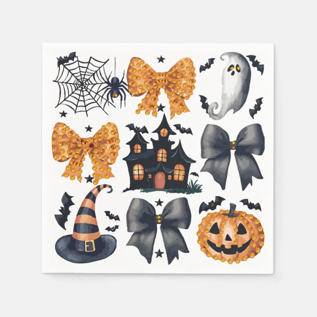 Servilleta De Papel Halloween (Anverso)