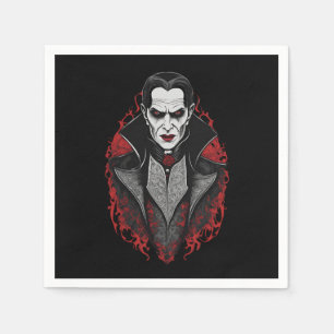 Servilleta De Papel Halloween 9 vampiro, monstruo aterrador, horror,