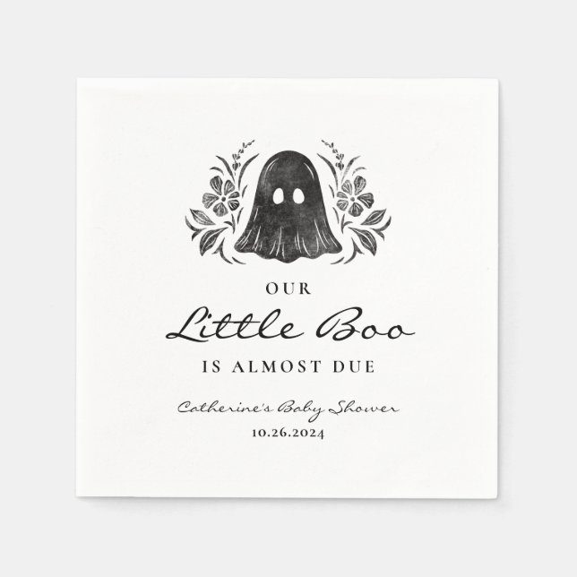 Servilleta De Papel Halloween Baby Shower Napkins (Anverso)