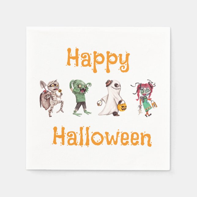 Servilleta De Papel Halloween Bash Spooktacular (Anverso)