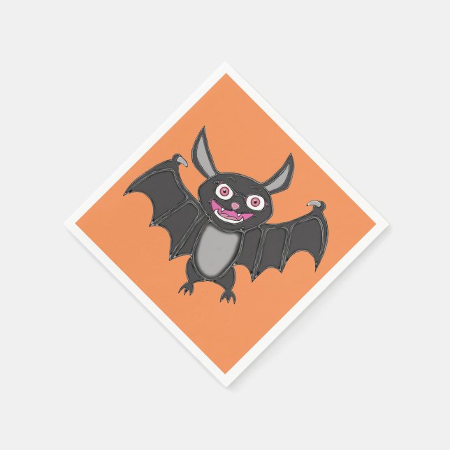 Servilleta De Papel Halloween Bat (Borde)