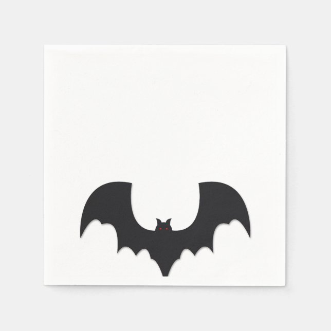 Servilleta De Papel Halloween bat (Anverso)