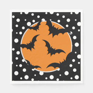 Servilleta De Papel Halloween Bats Paper Napkins