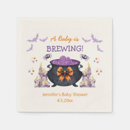 Servilleta De Papel halloween bebé recién horneando ducha linda