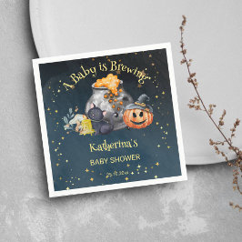 Servilleta De Papel Halloween bebé se está preparando