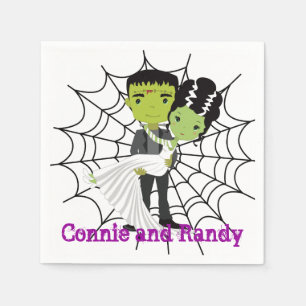 Servilleta De Papel Halloween Boda Napkin