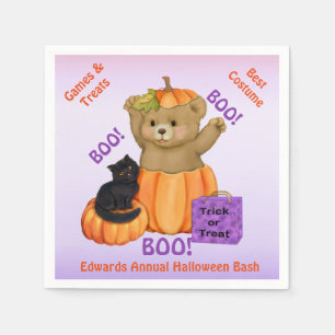 Servilleta De Papel Halloween Boo Bear