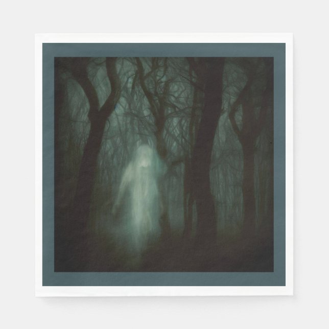 Servilleta De Papel Halloween - Bosque Embrujado 1 (Anverso)