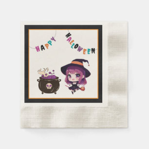 Servilleta De Papel Halloween/bruja/otoño/octubre
