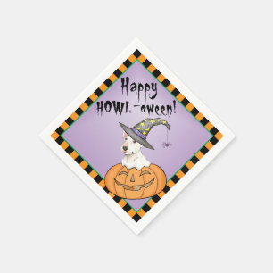 Servilleta De Papel Halloween Bull Terrier Napkins