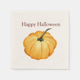 Servilleta De Papel Halloween calabaza acuarela Papel Napkin