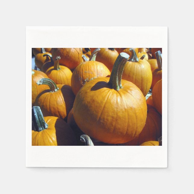 Servilleta De Papel Halloween Calabazas (Anverso)