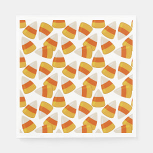 Servilleta De Papel Halloween Candy Corn