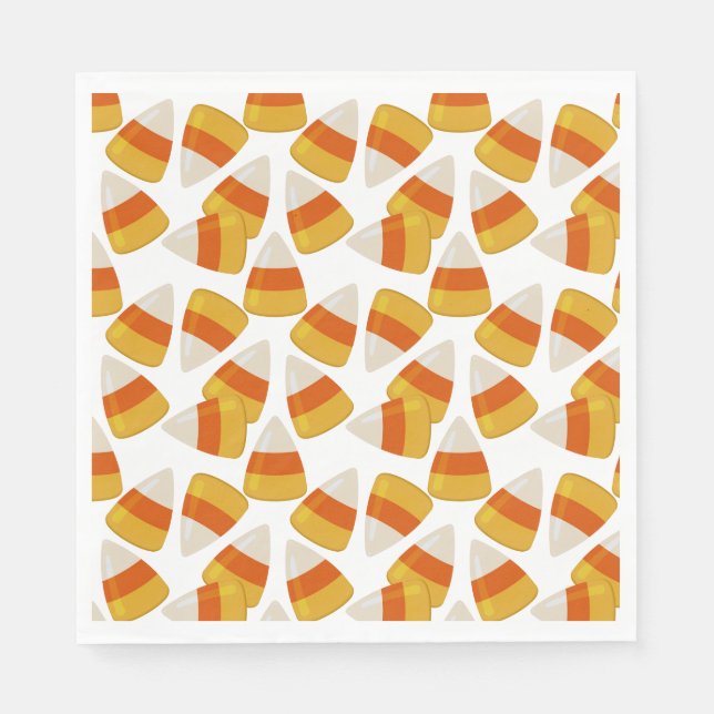 Servilleta De Papel Halloween Candy Corn (Anverso)