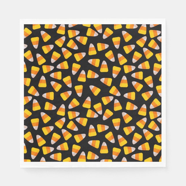 Servilleta De Papel Halloween Candy Corn Paper Napkins (Anverso)