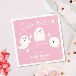Servilleta De Papel Halloween Chica rosa de Ghost Boo