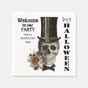 Servilleta De Papel Halloween con sombrero superior