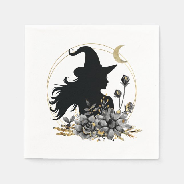 Servilleta De Papel Halloween contemporáneo moderno (Anverso)