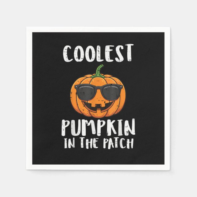 Servilleta De Papel Halloween Coolest Pumpkin Patch Costume Men Boys K (Anverso)