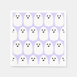 Servilleta De Papel Halloween Curte Ghosts Fiesta Purple Lilac