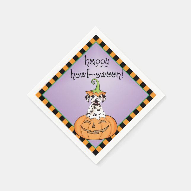 Servilleta De Papel Halloween Dalmatia Napkins (Borde)