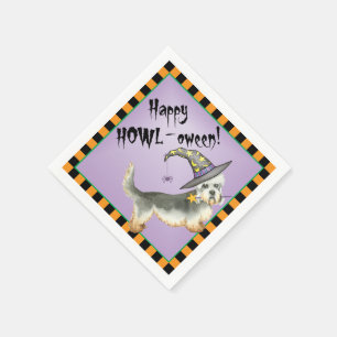 Servilleta De Papel Halloween Dandie Dinmont Terrier Napkins