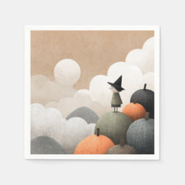 Servilleta De Papel Halloween de arte cutáneo espeluznante